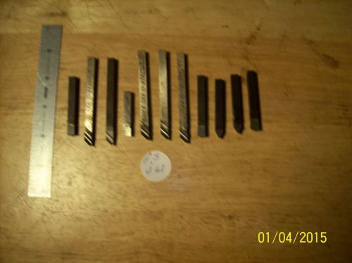 1/4”Carbide tip tool bits 11-Pc’s V.G.C.+ USA