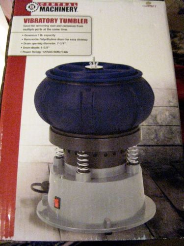 CENTRAL MACHINERY, #67617 VIBRATORY TUMBLER, NEW IN THE ORIGINAL BOX