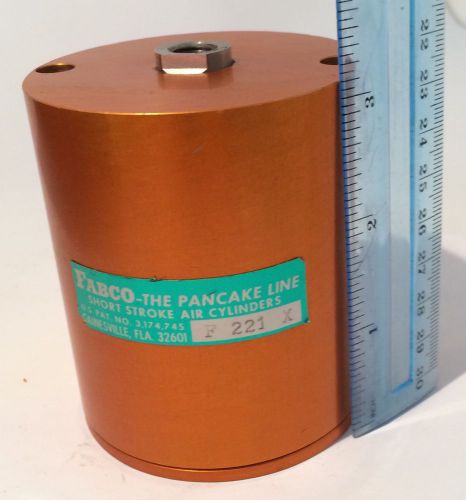 FABCO SHORT STROKE AIR CYLINDER &#034;The Pancake Line&#034; F 121 X