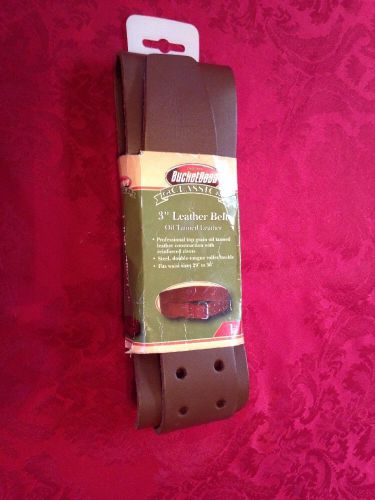 New BucketBoss 88962 U.S. Leather Work Belt Fits 29-Inch to 36-Inch waist.