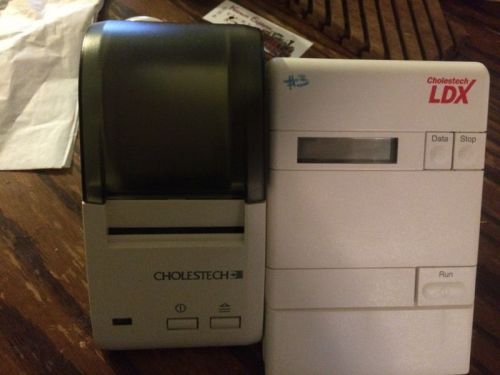 Cholestech LDX with printer, cables, manual CD