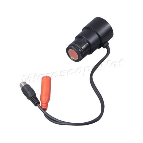 Microscope Color Video Camera Eyepiece for TV RCA Port with Reduction Lens 23mm