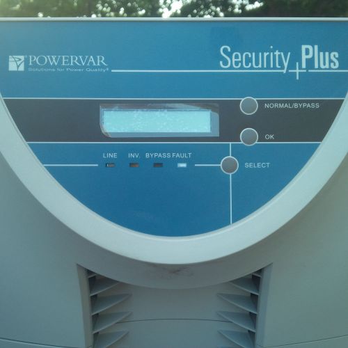 Powervar Security Plus UPS (New) - Part: 22030-64R - Model: ABCDEF3000-22