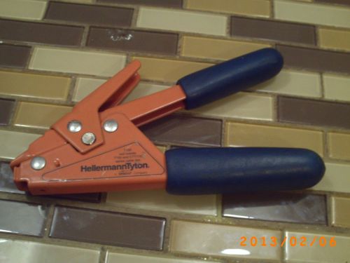 Hellermann Tyton A/C HVAC duct tool T-150 cable tie wrap pliers