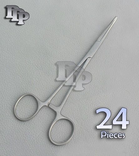 24 Pean Hemostat Forceps Locking Clamps 8&#034; Curved Stainless Steel
