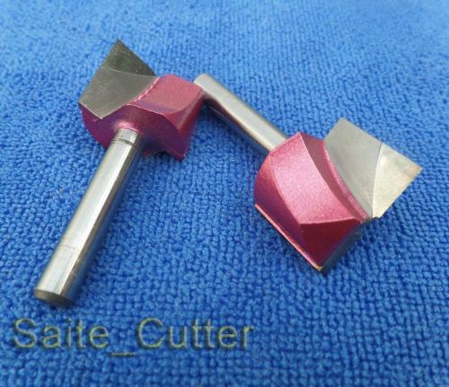 1x CNC Router Bottom Cleaning Woodworking End Milling Bits Tool SHK 6mm CED 22mm