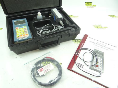 PANAMETRICS 22DL ULTRASONIC THICKNESS GAGE W/ MANUAL CASE &amp; PROBES