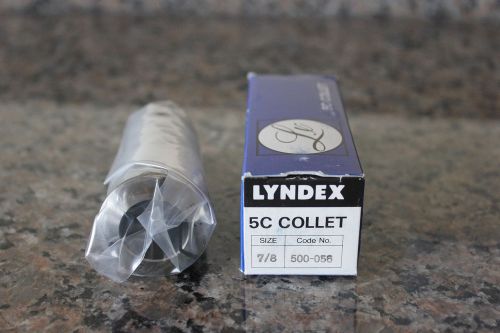 Brand new - lyndex 5c collet - size 7/8&#034;, 500-056 for sale