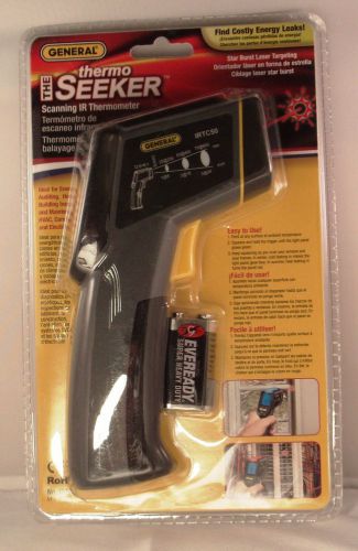 General Tools IRTC50 Infrared Thermometer, Energy Audit Star Burst, 8:1 NEW