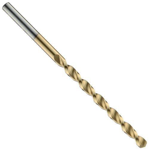 Cleveland 2075t cobalt steel jobbers length drill bit  tin-coated  round shank for sale