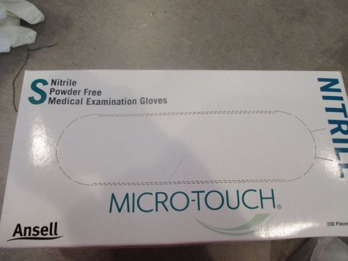 Ansell Nitrile Medical Exam Gloves Powder Free Size S