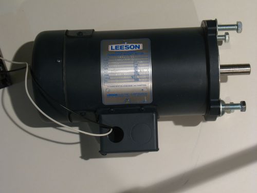 Leeson 1/2hp 90vdc motor including scr speed control for sale