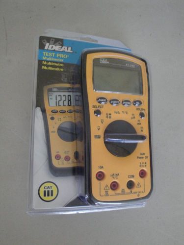 NEW IDEAL TEST PRO MULTIMETER 61-340