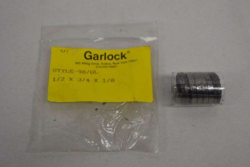 LOT 6 NEW GARLOCK 98/GL 1/2X3/4X1/8IN PACKING SEAL RING D356856