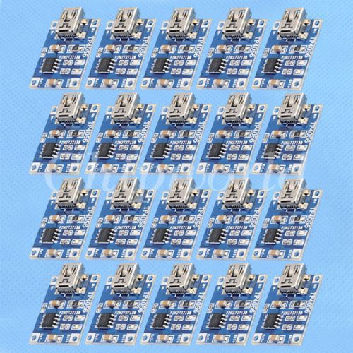 20pcs 5V 1A Mini USB Lithium Battery Charging Board for Arduino Charger Module