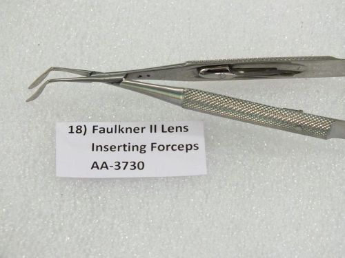 Opthalmic Faulkner ll Lens Inserting forceps AA - 3730