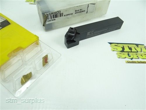 New kennametal top notch 1/2&#034; shank indexable threading tool holder + inserts for sale
