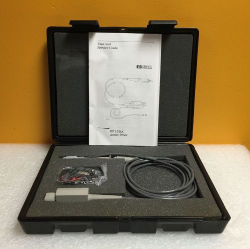 HP/Agilent 1144A DC to 800 MHz Active Probe + Leads, Grabbers, Case &amp; Manual