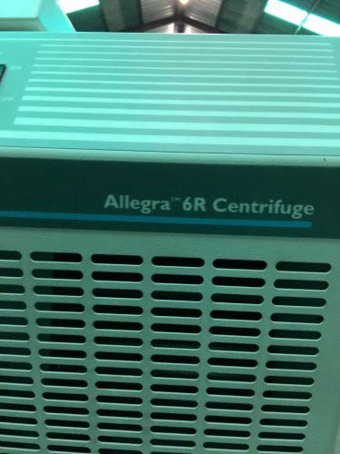 Beckman Allegra 6R Refrigerated Bench Top Centrifuge with Swing Rotor