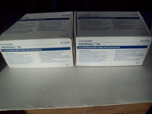 2 Boxes of 10 Sets ea Covidien Kendall DL Lead Systems REF 33105