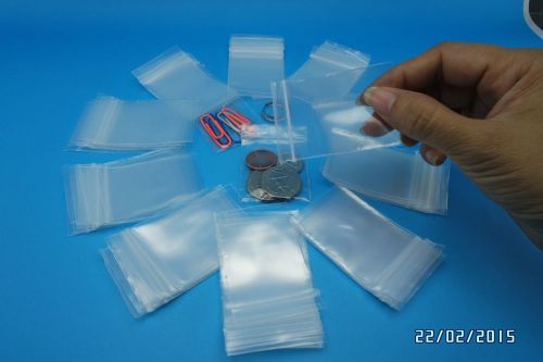 100-CLEAR ZIP SEAL POLY GRIP ZIP LOCK PRESS STORAGE JEWELRY ORGANIZER RECLOSABLE