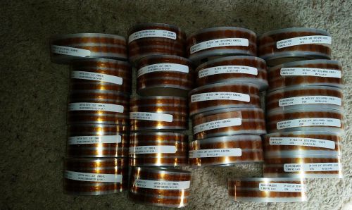 Assorted 3M 5433 Kapton tape dots.  22 rolls of 3/8&#034;, 5/16&#034; and 1/2&#034;