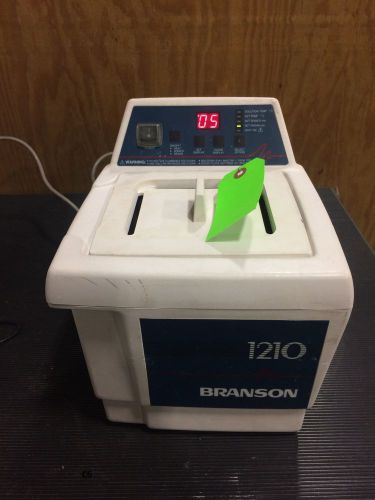 Branson 1210 ultrasonic cleaner bransonic water bath for sale