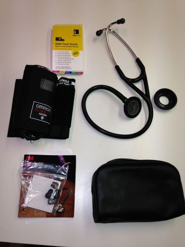 EMS EMT Nursing Starter Kit Littmann Stethoscope Omron Blood Pressure Cuff more