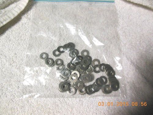 1/4&#034; ID STAINLESS STEEL PLAIN WASHERS (65 WASHERS)