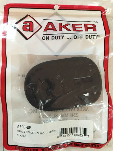 Aker A590-BP Clip On Federal Badge Holder Display
