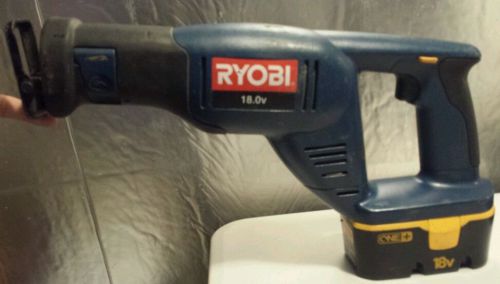 RYOBI 18.0 V Reciprocating  Saw Cordless Saw Zaw with battery