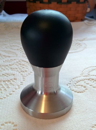 Rattleware Tamper with Round Handle (Stainless steel, 57mm)