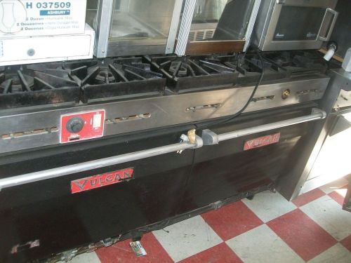 CONVECTION OVEN/STOVE COMBO ,VULCAN, GAS, 2 OVENS , 8 BURNERS,900 ITEMS ON E BAY
