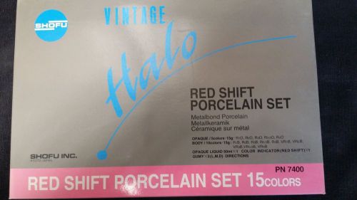 Vintage Halo Pink Box - Red Shift Porcelain Set - 15 Colors PN7400