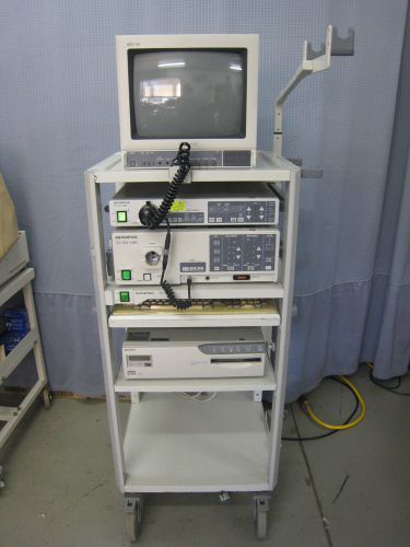 Olympus MD-497 Endoscopy Tower With Accessories