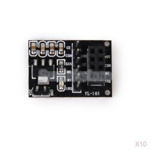 10xDIY Socket Adapter Plate Board AMS1117-3.3 for 8 Pin NRF24L01 Wireless Module