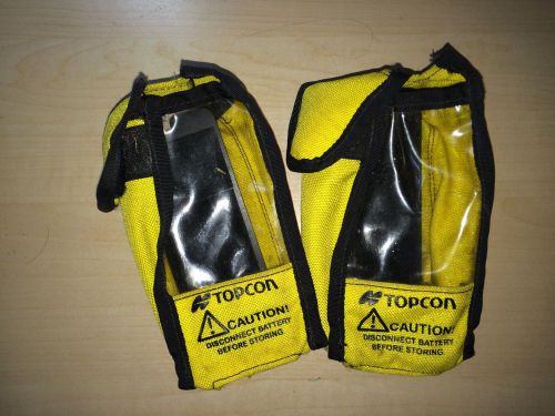 2 Topcon radio pole mount bags