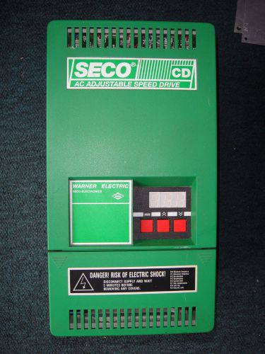 Seco cd05,  5hp ac adjustable speed drive and mounting brackets for sale