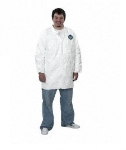 Dupont lab coats disposable open wrists size small ty210swhsm00300 |mi1| for sale