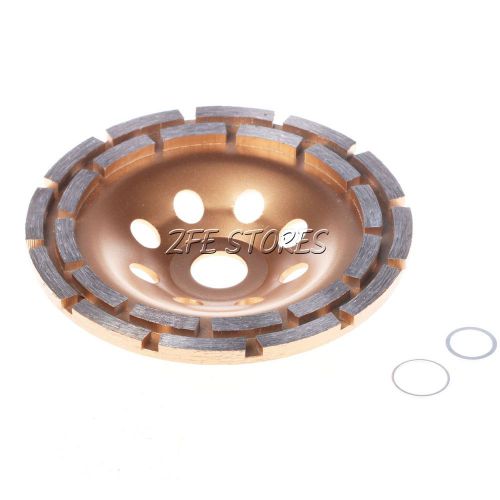6&#034; inch pro diamond segment grinding wheel disc 2 row for sale