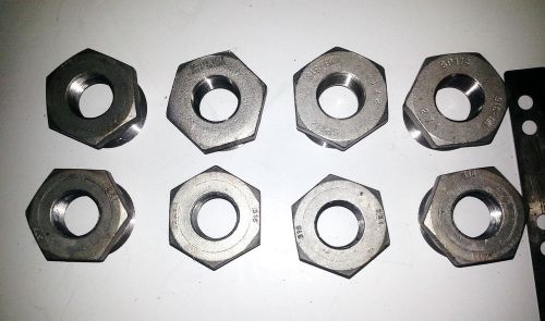 Lot of 8 New  Reducer Bushing MB-316 SS  SP114 Size 2 x 1