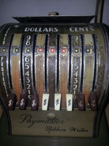 Vintage Paymaster Ribbon Writer Series 8000 Check Writer