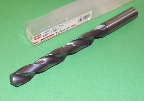 Tungaloy 19.5mm Solid Carbide Coolant Fed Drill 5xD TiALN (DSX1950F05) GIGA JET