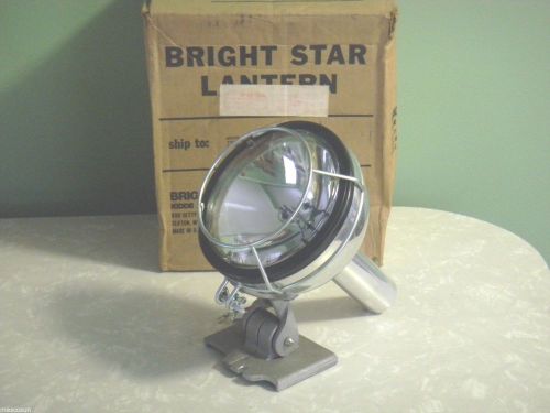 Vintage bright star #727 emergency lantern 7.5v flood &amp; spot -sealed beam nos for sale