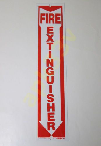 ? SignKo ? FIRE EXTINGUISHER Sign ? 18&#034; x 4&#034; Metal ? Pro-grade signs by SIGNKO ?