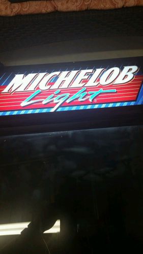 Michelin lighted beer sign menu board