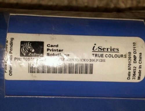 Zebra Zebra YMCKO-200 Color Cartridge True-Colors iSeries D4409 800015-940