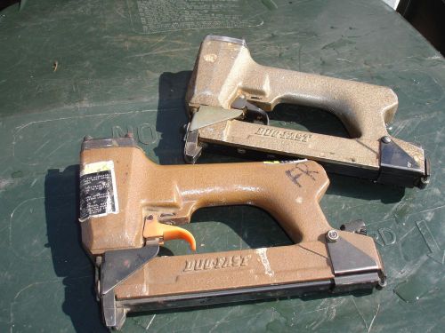 Duo Fast Pneumatic Staplers w 18 1/2- 18-1,  2 pneumatic staplers