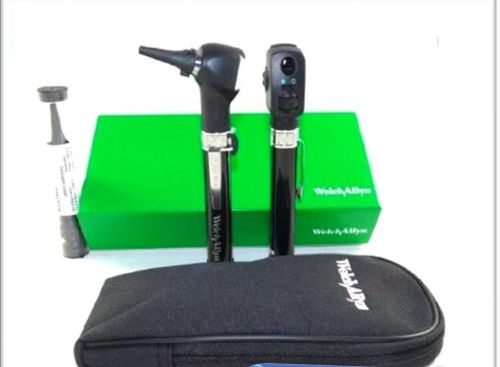 Ophthalmoscope and otoscope diagnostic set pocket junior orl 95001 welch allyn for sale