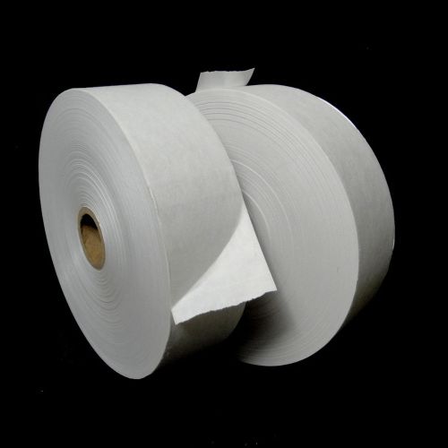 Gummed tape* non reinforced*white tape !! 10 rolls x 600 ft ea 6000 ft  patco for sale